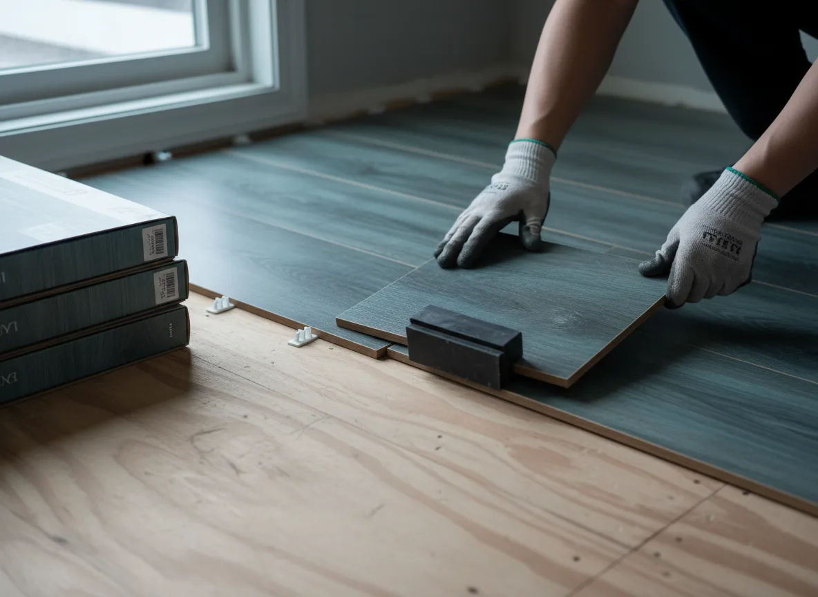 Luxury Vinyl Plank Installation company in Center, ND